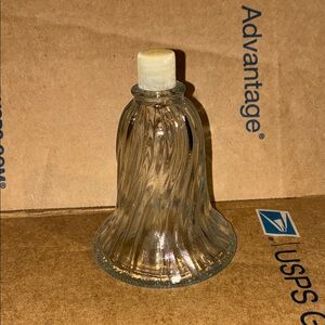 Vintage Glass Bell Shaped Avon Perfume Bottle